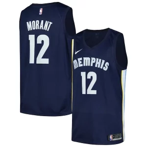 Hermoso Ja Morant Memphis Grizzlies Nike Swingman Player Jersey Icon Edition Navy