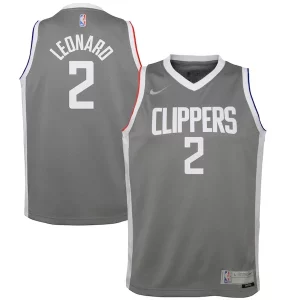 Bonito Atractivo Versátil Kawhi Leonard LA Clippers Nike Youth 2020/21 Swingman Player Jersey Gray Earned Edition