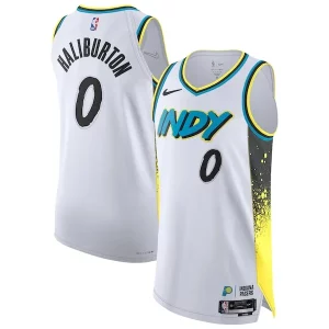 Moderno Tyrese Haliburton Indiana Pacers Nike 2024/25 Authentic Player Jersey City Edition White