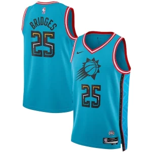 Increíble Lujoso Mikal Bridges Phoenix Suns Nike Unisex 2022/23 Swingman Jersey City Edition Turquoise