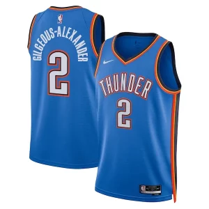 Clásico Shai Gilgeous Alexander Oklahoma City Thunder Nike Unisex Swingman Replica Jersey Icon Edition Blue