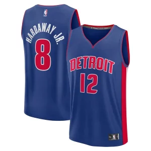 Hermoso Lujoso Tim Hardaway Jr. Detroit Pistons Fast Break Replica Player Jersey Icon Edition Blue