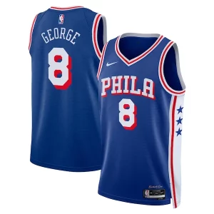 Duradero Elegante Estupendo Paul George Philadelphia 76ers Nike Unisex 2024 Offseason Addition Nike Swingman Jersey Royal