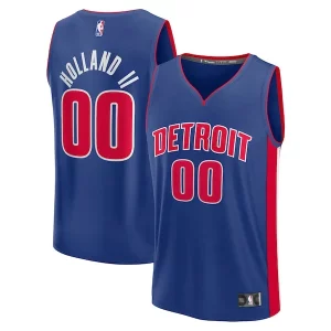 Fácil de llevar Clásico Ron Holland II Detroit Pistons Youth Fast Break Replica Player Jersey Icon Edition Blue