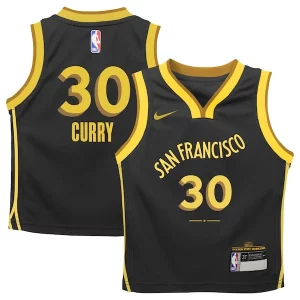 Chulo Ideal Stephen Curry Golden State Warriors Nike Toddler Swingman Replica Jersey City Edition Black