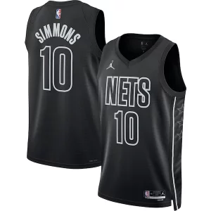 Único Lujoso Elegante Ben Simmons Brooklyn Nets Jordan Brand Unisex Swingman Jersey Statement Edition Black
