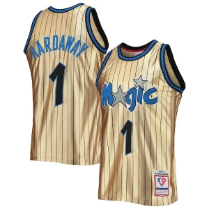 Encantador Genial Robusto Penny Hardaway Orlando Magic 75th Anniversary 1993/94 Hardwood Classics Swingman Jersey Gold