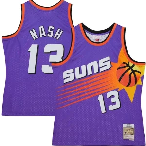 Único Atractivo Steve Nash Phoenix Suns Hardwood Classics 1996/97 Tropical Swingman Jersey Purple
