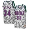 Cool Clásico Ray Allen Milwaukee Bucks 2000/01 Swingman Jersey White