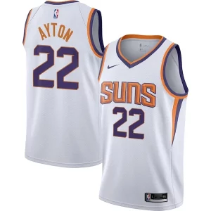 Fácil de llevar Versátil Elegante Deandre Ayton Phoenix Suns Nike Youth Swingman Jersey Association Edition White/Purple