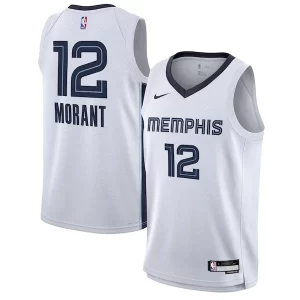Original Clásico Chulo Ja Morant Memphis Grizzlies Nike Youth Swingman Jersey Association Edition White