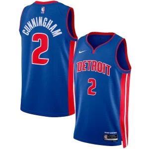 Maravilloso Robusto Atractivo Cade Cunningham Detroit Pistons Nike Unisex Swingman Jersey Icon Edition Blue/White
