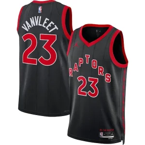 Original Duradero Estupendo Fred VanVleet Toronto Raptors Jordan Brand Unisex Swingman Jersey Statement Edition Black
