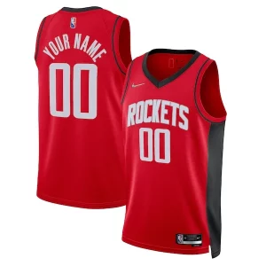 Maravilloso Exquisito Houston Rockets Nike 2021/22 Diamond Swingman Custom Jersey Icon Edition Red