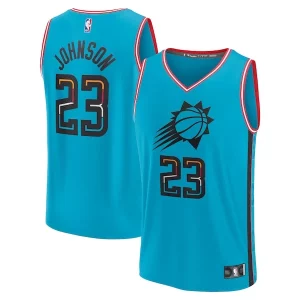 Moderno Atractivo Magnífico Cameron Johnson Phoenix Suns Youth 2022/23 Fast Break Jersey City Edition Turquoise