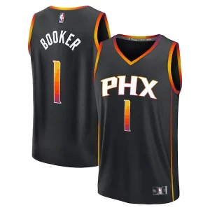 Moderno Exquisito Resistente Devin Booker Phoenix Suns Fast Break Replica Player Jersey Statement Edition Black