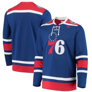 Robusto Bonito Philadelphia 76ers G III Sports by Carl Banks Pointman Hockey Fashion Jersey Royal