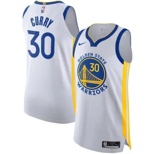 Versátil Stephen Curry Golden State Warriors Nike Authentic Jersey Association Edition White