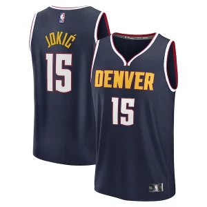 Increíble Ideal Genial Nikola Jokic Denver Nuggets Youth Fast Break Replica Player Jersey Icon Edition Navy