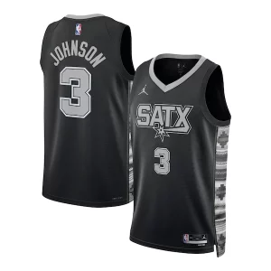 Genial Ideal Elegante Keldon Johnson San Antonio Spurs Jordan Brand Unisex Swingman Jersey Statement Edition Black