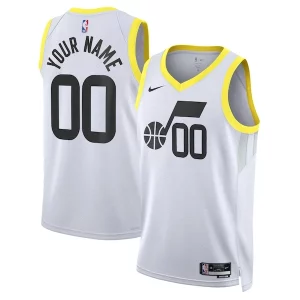 Versátil Encantador Utah Jazz Nike Unisex Swingman Custom Jersey White Association Edition