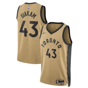 Delicioso Versátil Hermoso Pascal Siakam Toronto Raptors Nike Unisex 2023/24 Swingman Jersey Gold City Edition