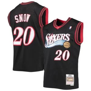 Sofisticado Bonito Eric Snow Philadelphia 76ers 2000/01 Hardwood Classics Swingman Jersey Black