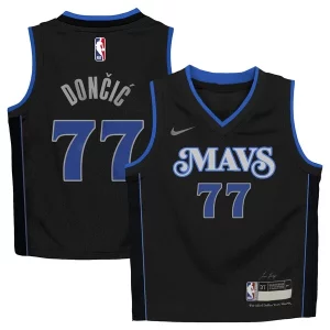 Comodo Cool Luka Dončić Dallas Mavericks Nike Toddler 2023/24 Swingman Replica Jersey City Edition Black