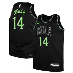 Único Magnífico Robusto Brandon Ingram New Orleans Pelicans Nike Youth Swingman Replica Jersey City Edition Black