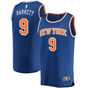 Chulo RJ Barrett New York Knicks Replica Fast Break Jersey Blue Icon Edition