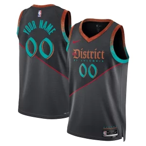 Encantador Washington Wizards Nike Unisex 2023/24 Custom Swingman Jersey Black City Edition
