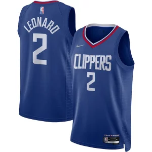 Único Bonito Kawhi Leonard LA Clippers Nike 2021/22 Diamond Swingman Jersey Icon Edition Royal