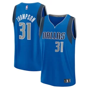 Exquisito Hermoso Cool Klay Thompson Dallas Mavericks Youth Fast Break Replica Player Jersey Icon Edition Blue