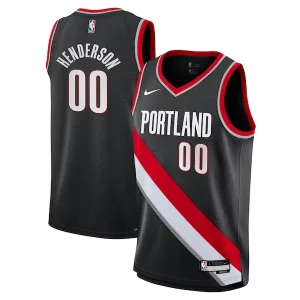 Sofisticado Duradero Scoot Henderson Portland Trail Blazers Nike Youth Swingman Jersey Icon Edition Black