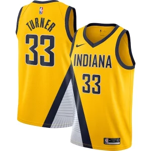 Delicioso Fantástico Myles Turner Indiana Pacers Nike Swingman Jersey Gold Statement Edition