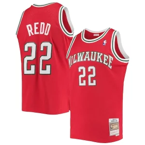 Sofisticado Clásico Original Michael Redd Milwaukee Bucks 2001/02 Hardwood Classics Swingman Jersey Red