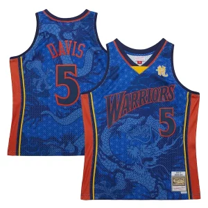 Robusto Perfecto Encantador Baron Davis Golden State Warriors 2006/07 Hardwood Classics Asian Heritage 6.0 Swingman Throwback Player Jersey Royal
