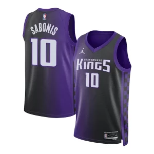 Hermoso Domantas Sabonis Sacramento Kings Jordan Brand Unisex Swingman Jersey Statement Edition Purple