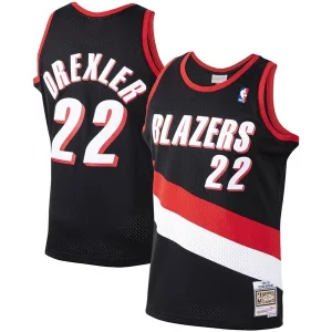 Cool Estupendo Único Clyde Drexler Portland Trail Blazers 1991/92 Hardwood Classics Swingman Jersey Black