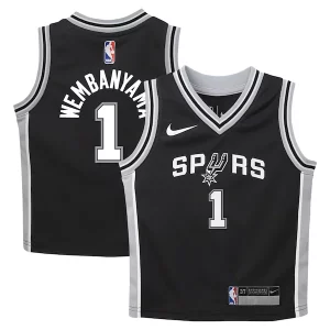 Perfecto Sofisticado Victor Wembanyama San Antonio Spurs Nike Toddler Swingman Player Jersey Icon Edition Black