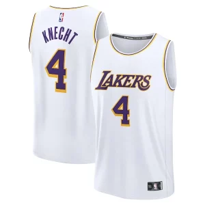 Estupendo Dalton Knecht Los Angeles Lakers Fast Break Replica Player Jersey Association Edition White