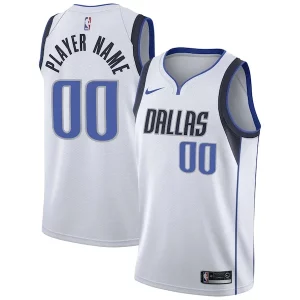 Maravilloso Práctico Bonito Dallas Mavericks Nike 2020/21 Swingman Custom Jersey Association Edition White