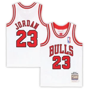Delicioso Genial Exquisito Michael Jordan Chicago Bulls Toddler 1997/98 Hardwood Classics Authentic Jersey White/Black/Red