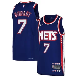 Hermoso Kevin Durant Brooklyn Nets Nike Authentic Player Jersey City Edition Blue