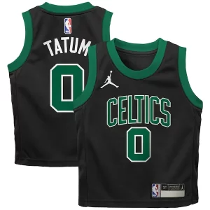 Elegante Jayson Tatum Boston Celtics Jordan Brand Preschool 2022/23 Replica Jersey Statement Edition Black