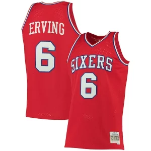 Magnífico Chulo Julius Erving Philadelphia 76ers 1982/83 Big & Tall Hardwood Classics Swingman Jersey Red