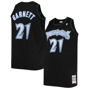 Atractivo Resistente Kevin Garnett Minnesota Timberwolves 1997/98 Big & Tall Hardwood Classics Swingman Jersey Black