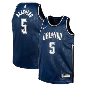 Hermoso Paolo Banchero Orlando Magic Nike Youth Swingman Replica Jersey City Edition Navy