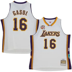 Encantador Cool Estupendo Pau Gasol Los Angeles Lakers Unisex Hall of Fame Class of 2023 Throwback Swingman Jersey White