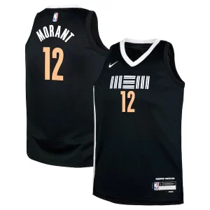 Ideal Encantador Ja Morant Memphis Grizzlies Nike Youth Swingman Replica Jersey City Edition Black